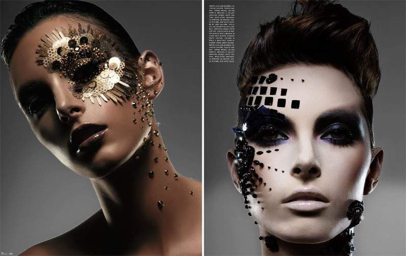 Futuristic makeup