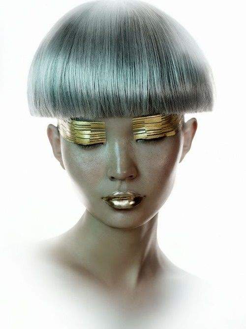 Futuristic makeup