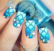 Mermaid Nails. 20+ Magical Designs