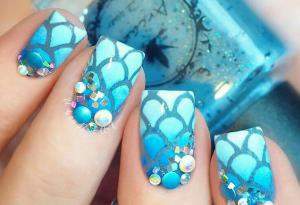 Mermaid Nails. 20+ Magical Designs