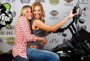 Katee Sackhoff and Tricia Helfer on Tulip Ride 2016