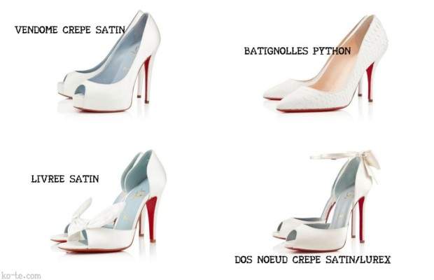 White louboutins. Simplicity and conciseness