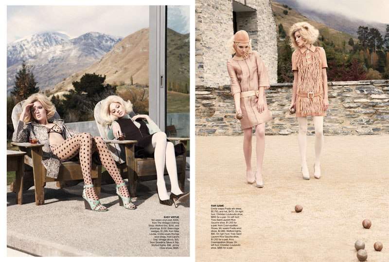 Emilia and Melissa by Nicole Bentley for Vogue Australia