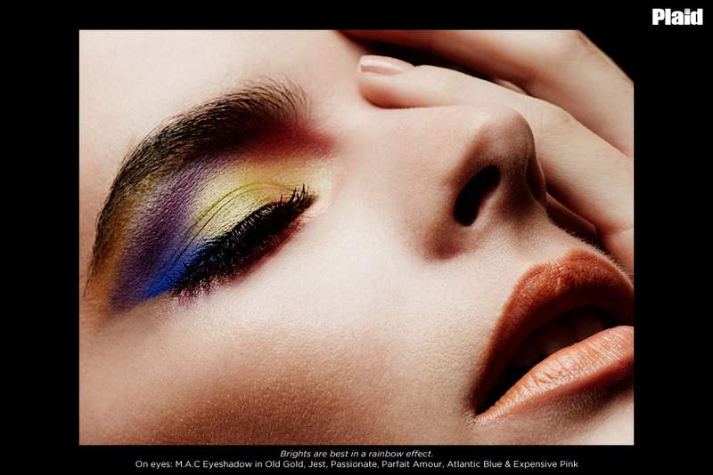 Makeup Editorial: The Eyes Have It for Plaid Mag